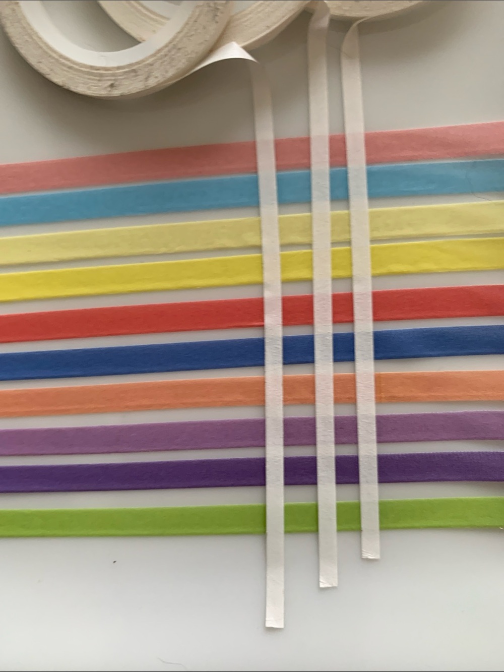 Colorful Thin Washi Tape - Multi Color